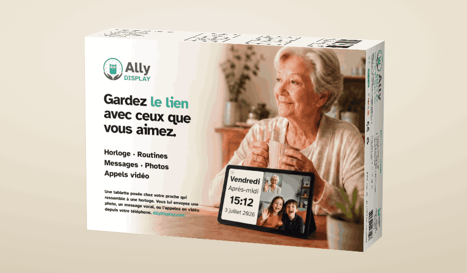 La box AllyDisplay, livrée prête à poser
